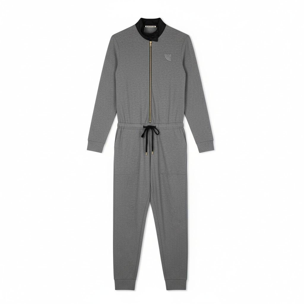 Vanilia jumpsuit grijs maat 38/40 sportief, Kleding | Dames, Jumpsuits, Maat 38/40 (M), Vanilia, Ophalen of Verzenden, Zo goed als nieuw