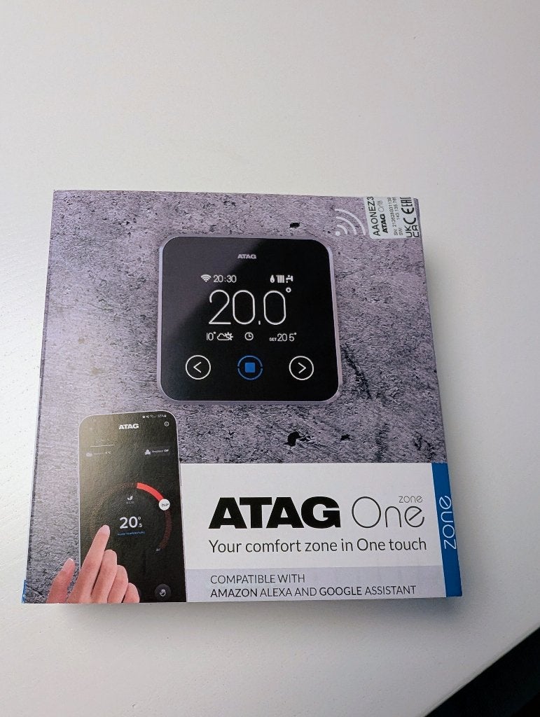 ATAG One Zone slimme themorstaat - Nieuw in verzegelde doos, Doe-het-zelf en Verbouw, Thermostaten, Ophalen of Verzenden, Slimme thermostaat