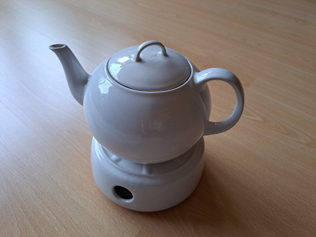 Van Nelle theepot, Overige merken, Ophalen of Verzenden, Zo goed als nieuw, Porselein