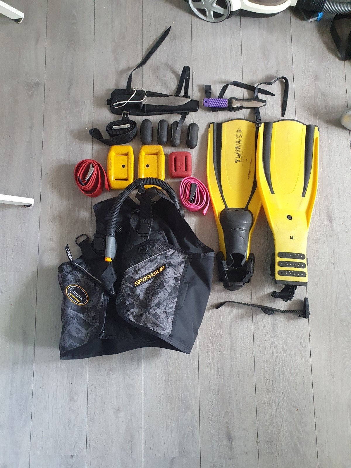 Diverse duik artikelen, Watersport en Boten, Duiken, Ophalen, Gebruikt, Trimvest of Wing