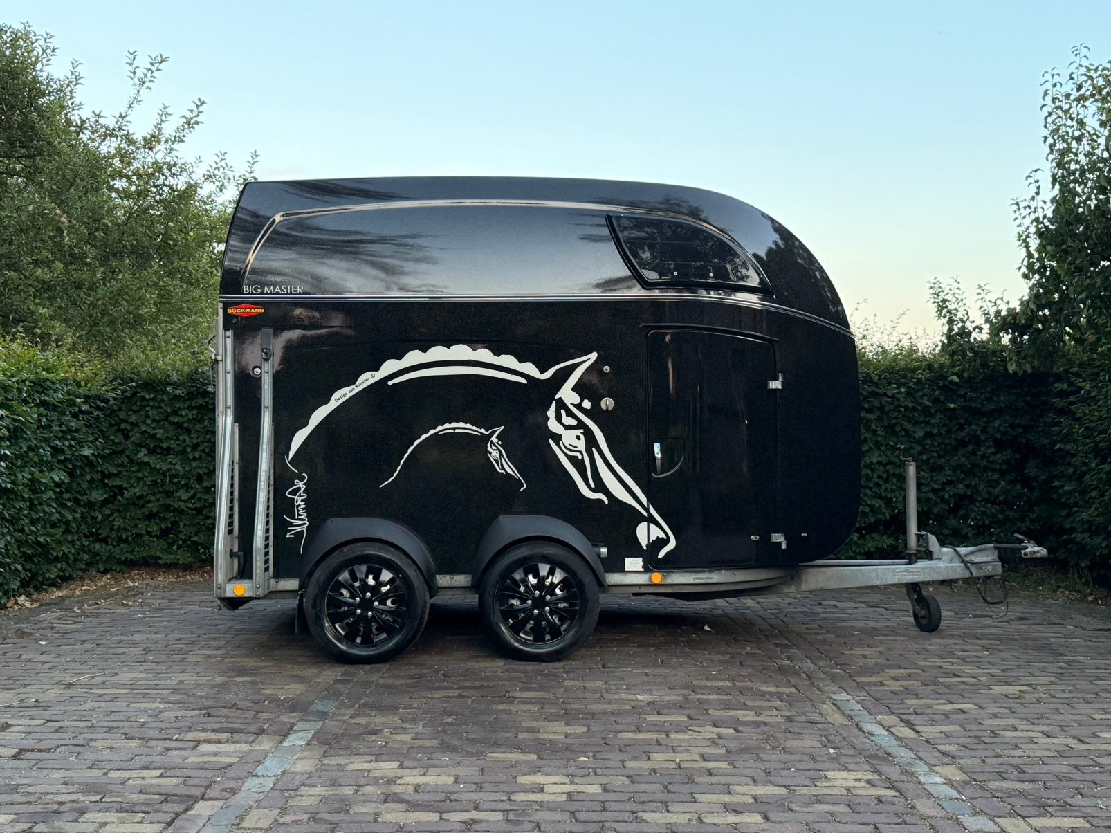 Mooie 2 paards bockmann big master zeer ruim met zadelkamer, Dieren en Toebehoren, Ophalen, Zo goed als nieuw, 2-paards trailer