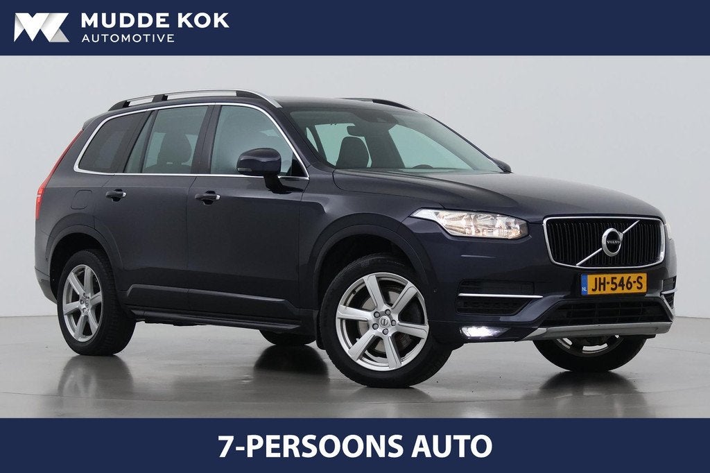 Volvo XC90 D4 Momentum | 7P | Leder | Stoelverwarming | PDC, Euro 6, 1969 cc, Blauw, 7 stoelen