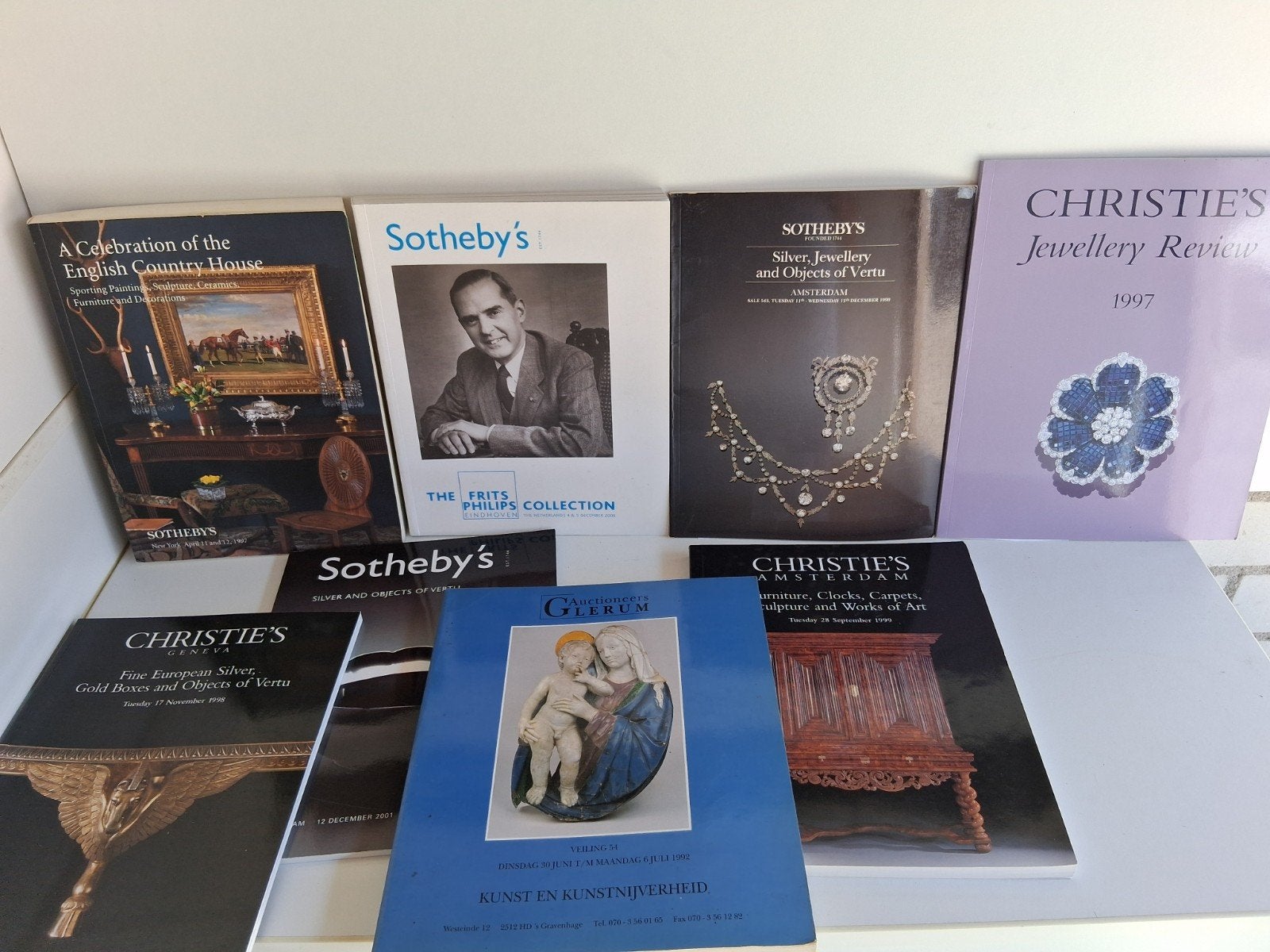 Veilingcatalogi Sotheby's en Christie's - Diverse Collecties, Verzenden