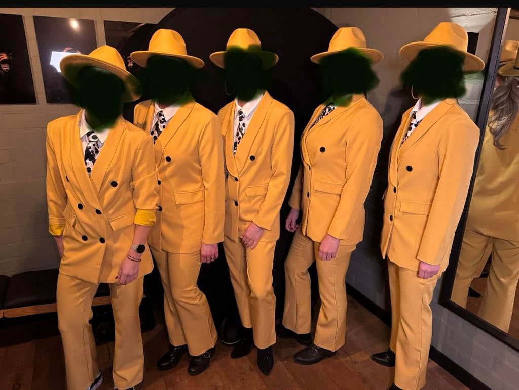 Kostuum carnaval the mask dames maat s 1 stuk, Ophalen of Verzenden, Zo goed als nieuw