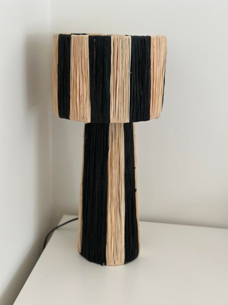 Marrokkaanse raffia lamp, Ophalen of Verzenden, Nieuw