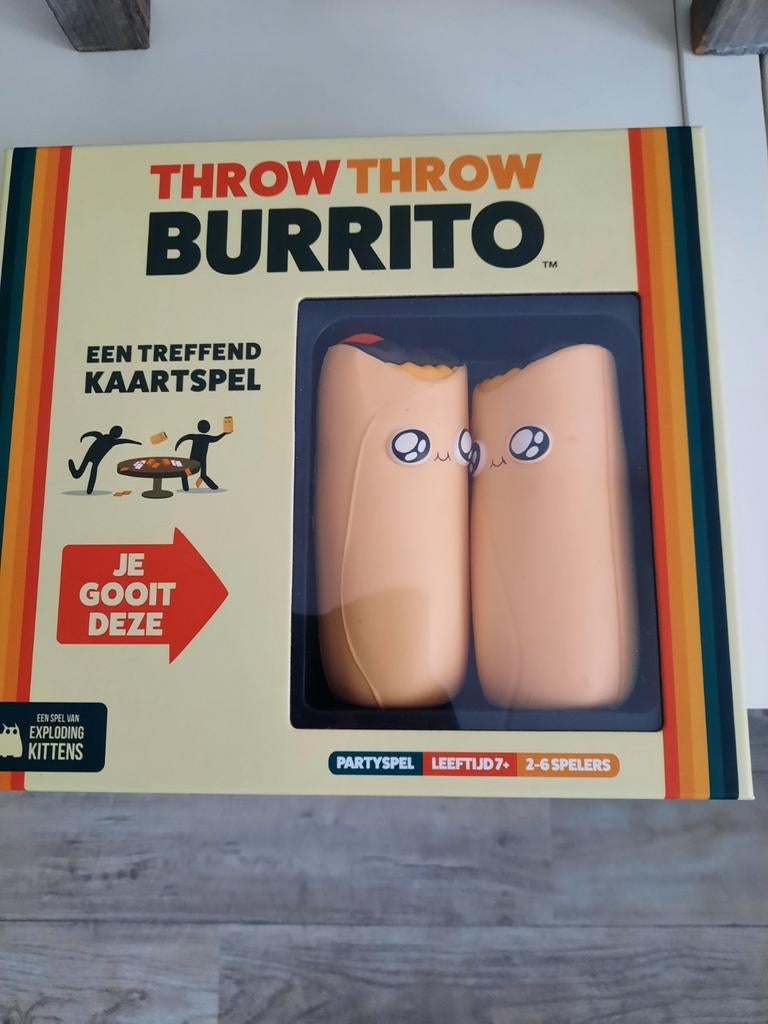 Burrito throw throw, een treffend kaartspel, Ophalen of Verzenden, Nieuw
