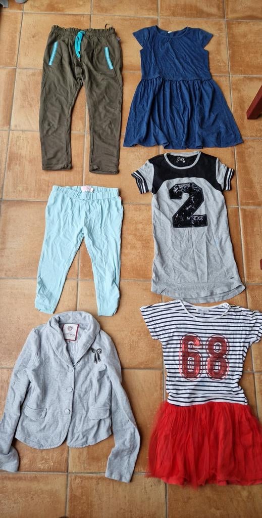Kinderkledingpakket voor meisjes 6 stuks maat 140, Ophalen of Verzenden, Gebruikt, Maat 140