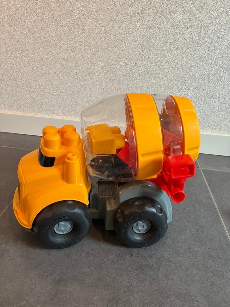 Mega Bloks The Betonneuse - 1 jaar en ouder, Kinderen en Baby's, Speelgoed | Speelgoedvoertuigen, Ophalen