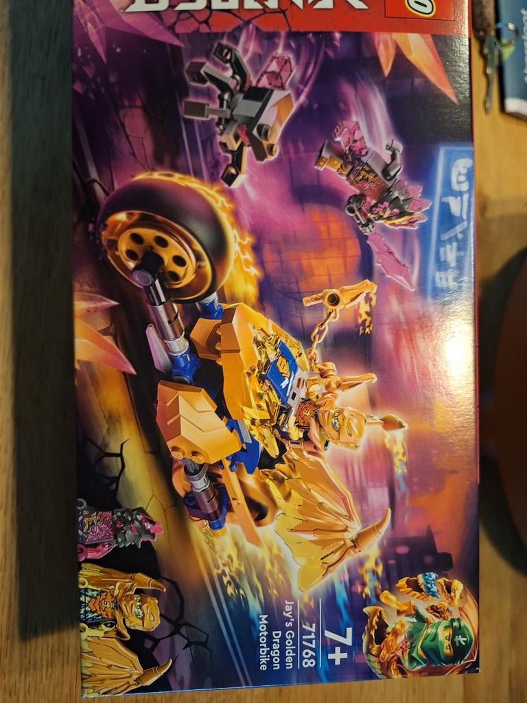 LEGO 71768 Ninjago Jay's Gouden Drakenmotor - Compleet!, Kinderen en Baby's, Ophalen of Verzenden, Zo goed als nieuw, Complete set