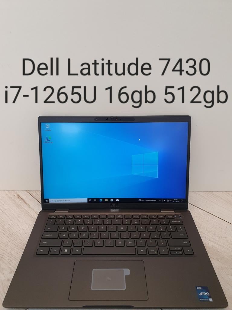 Nieuw: Dell Latitude 7430 i7-1265U 16gb ram 512gb SSD, Computers en Software, Windows Laptops, Met videokaart, Qwerty, Nieuw, 14 inch