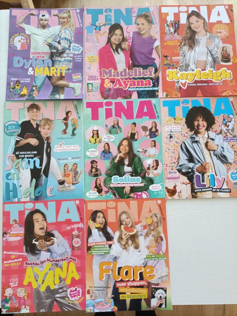 Tina tijdschrift meiden jeugd 70 stuks!, Ophalen of Verzenden, Gelezen, Overige typen