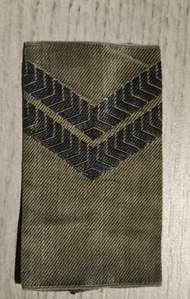 KL Rang gevechtstenue Zwart/groen, Verzenden, Landmacht, Nederland, Embleem of Badge