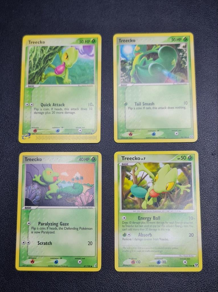 4x Engelse Treecko kaart vintage, Ophalen of Verzenden, Zo goed als nieuw