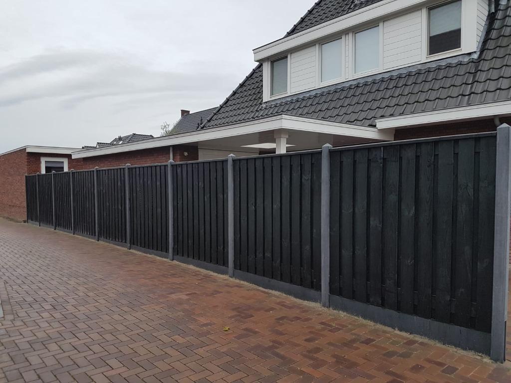 schuttingen hout/beton V.A95,- p/m incl.plaatsen en btw!!, Tuin en Terras, Schuttingen, Minder dan 3 meter, Nieuw, Ophalen of Verzenden