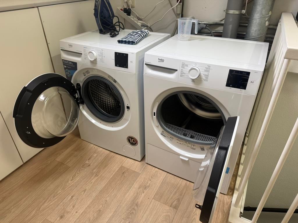 Wasmachine en droger, Witgoed en Apparatuur, Ophalen of Verzenden, Zo goed als nieuw, 1200 tot 1600 toeren