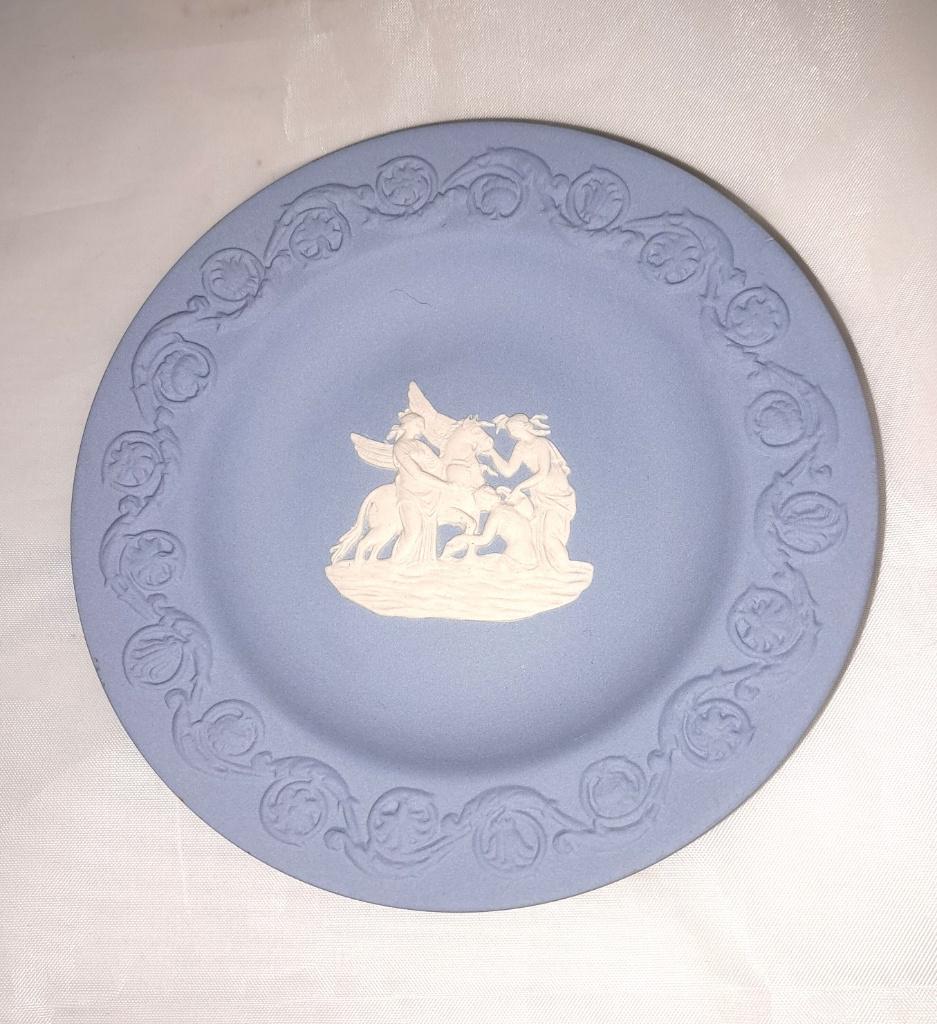 Wedgwood Jasperware Blue Pin tray Pegasus met muzen, Ophalen of Verzenden