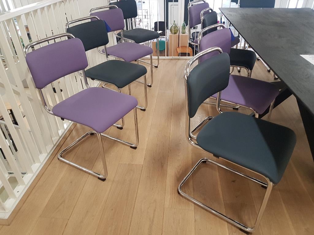 vergaderstoelen eetkamerstoelen, Ophalen, Zo goed als nieuw, Zwart, Vijf, Zes of meer stoelen