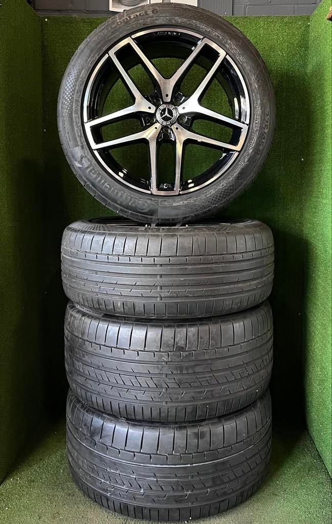 Originele 21 Mercedes AMG velgen banden GLE Coupe W292, Auto-onderdelen, Banden en Velgen, Gebruikt, Banden en Velgen, 315 mm