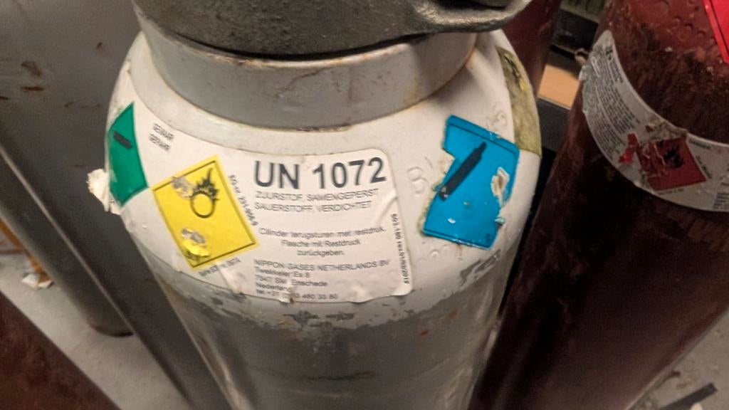 Zuurstofcilinder UN 1072, Doe-het-zelf en Verbouw, Ophalen of Verzenden