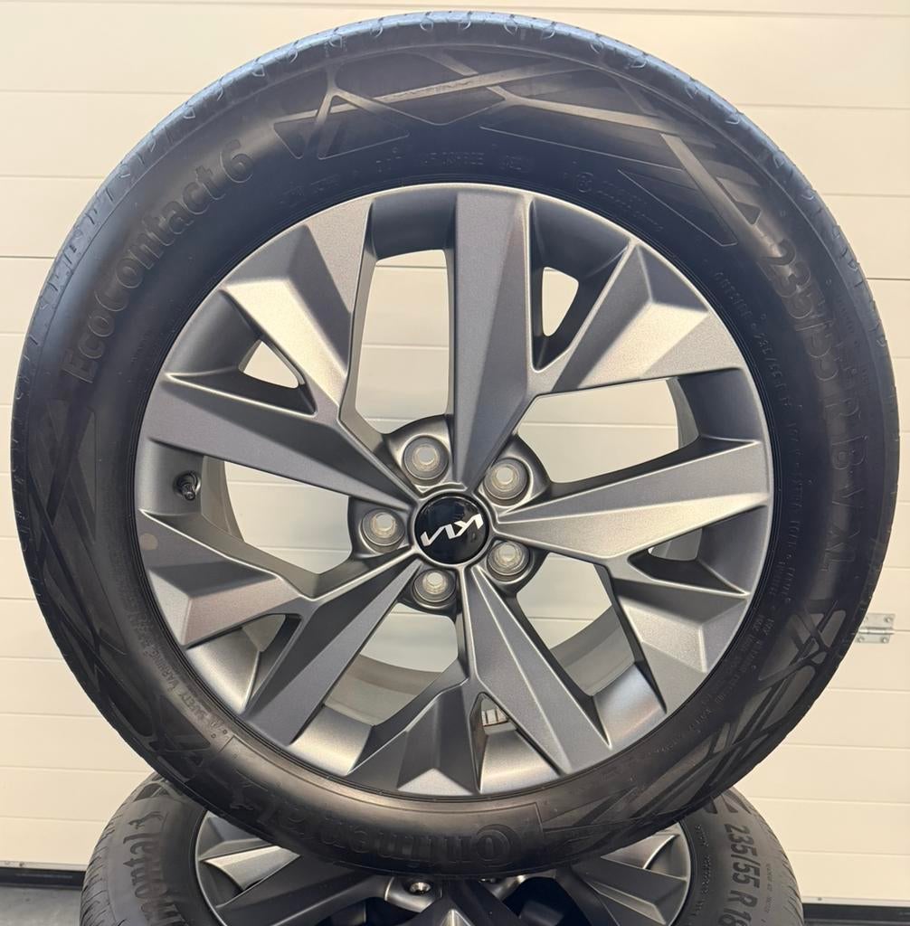 Kia/hyundai SUV Velgen 18 Inch – 5x114,3  inclusief  tpms, 18 inch, Gebruikt, Banden en Velgen, Ophalen of Verzenden