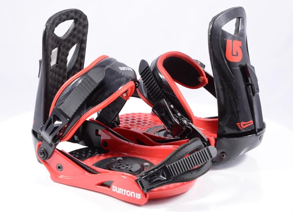 M snowboard bindingen BURTON PROGRESSION, red/black, Ophalen of Verzenden, Gebruikt, Bindingen