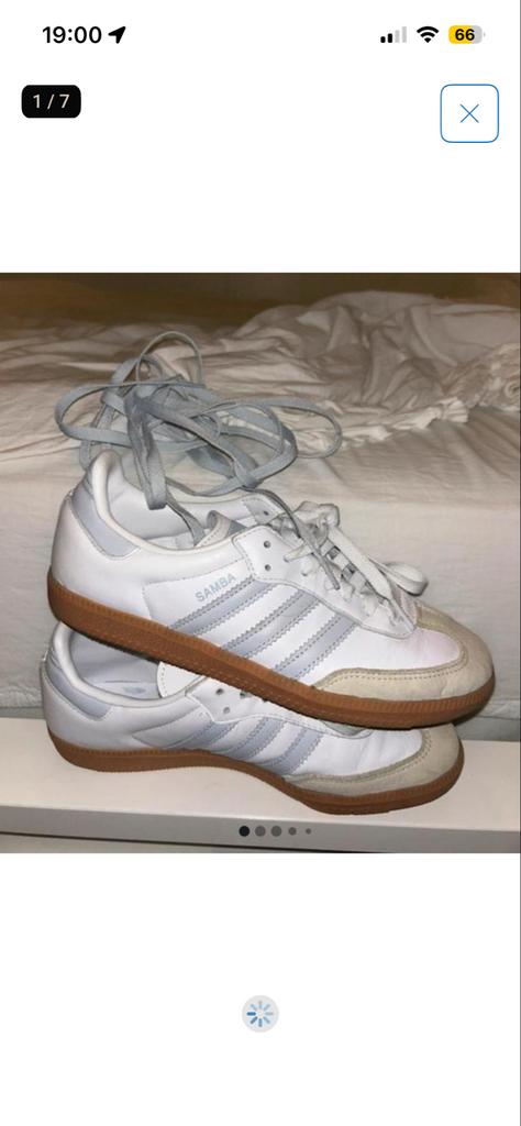 Adidas Samba Dames - Maat 39 1/3, Kleding | Dames, Schoenen, Ophalen of Verzenden, Zo goed als nieuw, Wit, Sneakers of Gympen