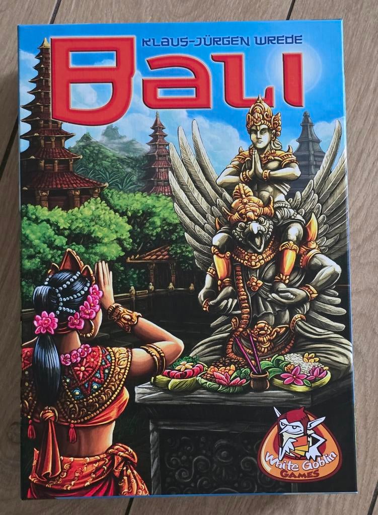 Bordspel Bali, Een of twee spelers, Ophalen of Verzenden, Zo goed als nieuw, White Goblin Games