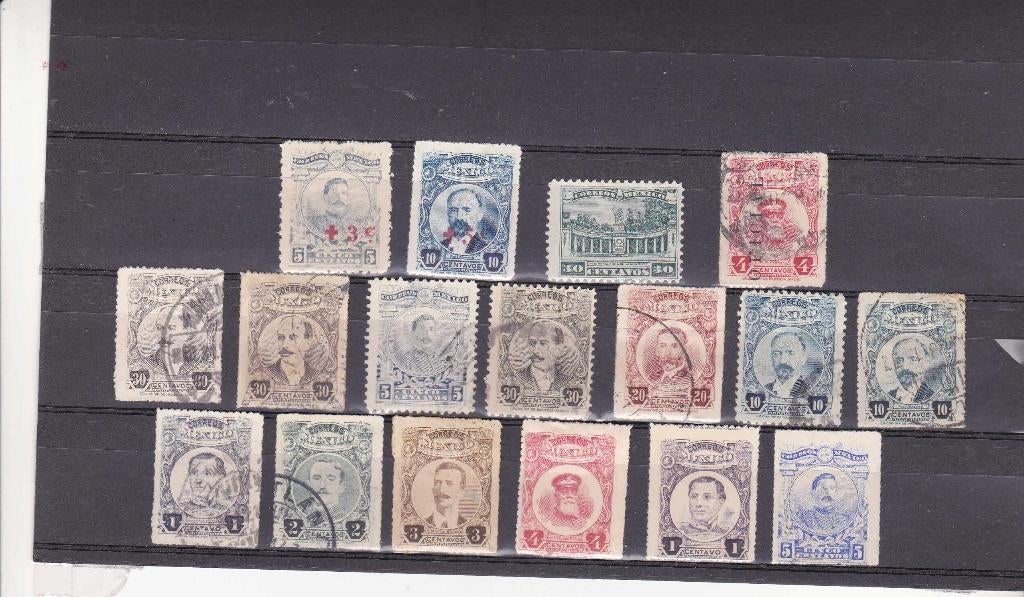 Mexico oud, Ophalen of Verzenden, Gestempeld, Midden-Amerika
