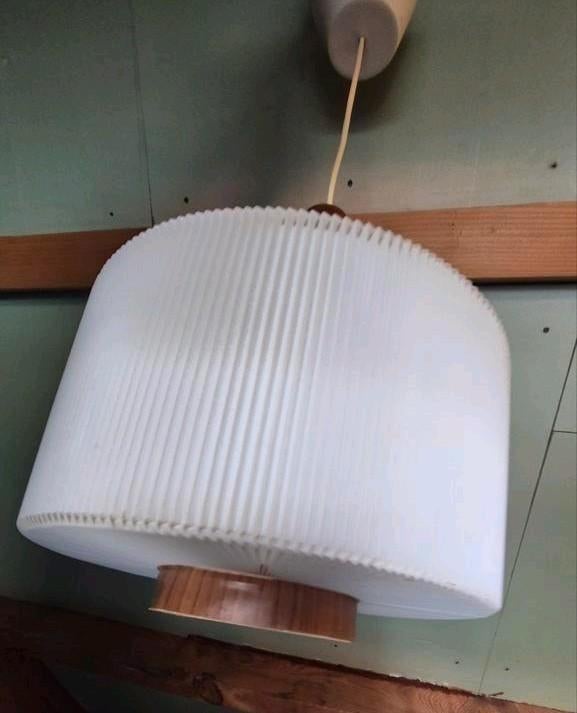 Hanglamp Tage Klint plissé wit., Ophalen of Verzenden, Minder dan 50 cm