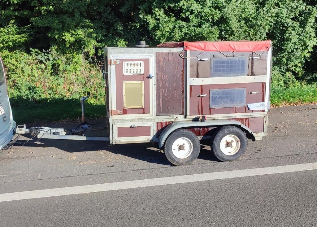 Hondenaanhanger, jachttrailer voor 8 tot 12 honden, Auto diversen, Aanhangers en Bagagewagens, Ophalen, Gebruikt