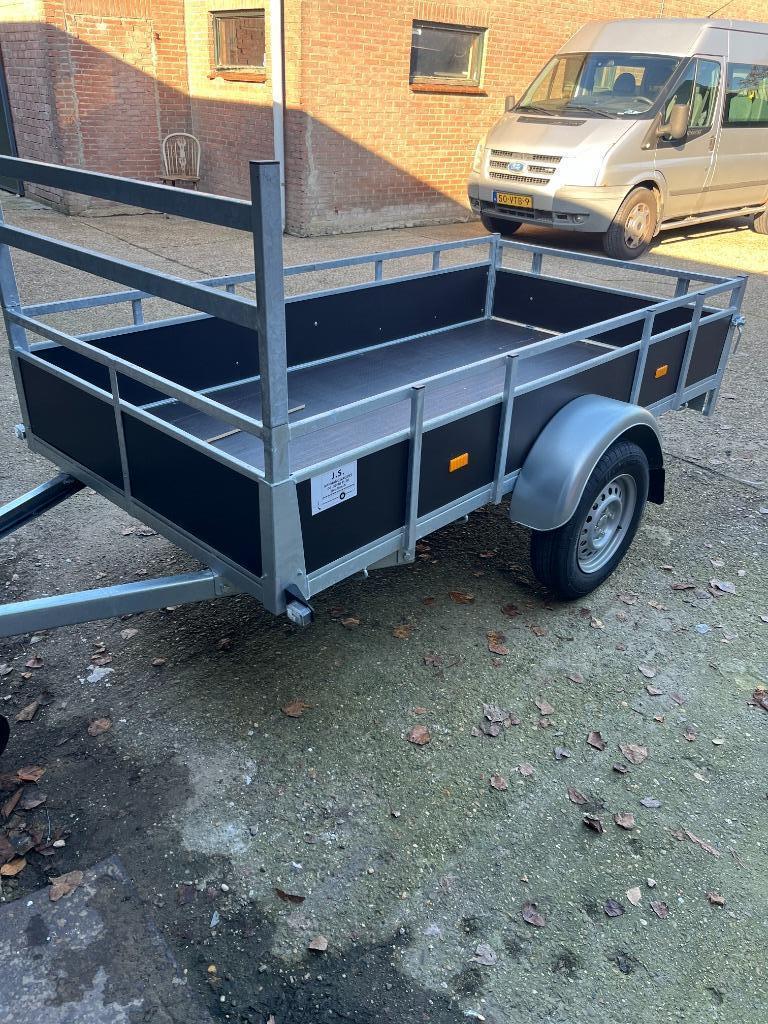NIEUWE SYMA AANNEMERS UITVOERING 2.57.M X 1.31.M , AKTIE..., Auto diversen, Aanhangers en Bagagewagens, Ophalen, Nieuw