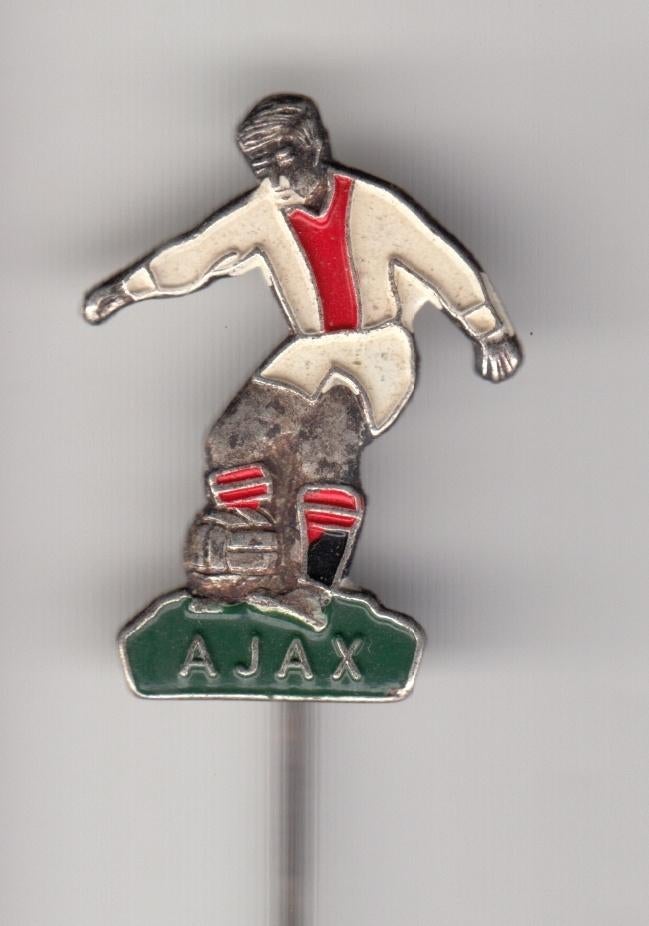 Voetbal Ajax Amsterdam speldje, Gebruikt, Niet vindbaar, Niet vindbaar, Speldje of Pin