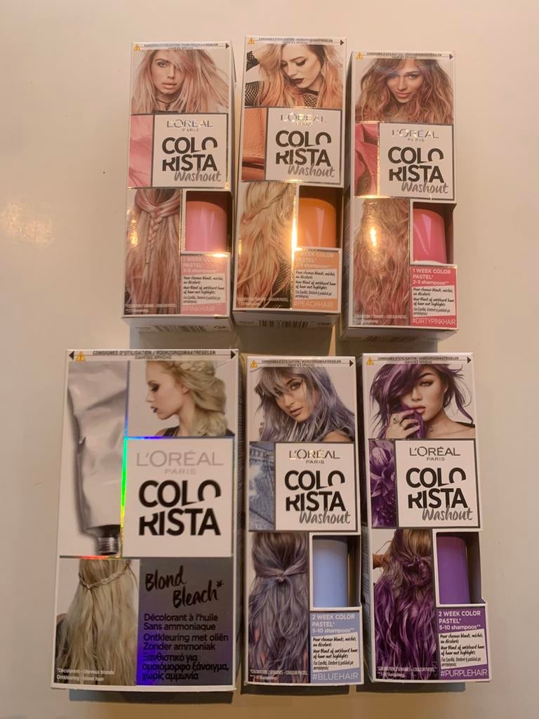 L'Oréal Colorista Washout - Tijdelijke Haarkleuring, Ophalen of Verzenden, Nieuw, Gel, Wax, Haarlak of Mousse