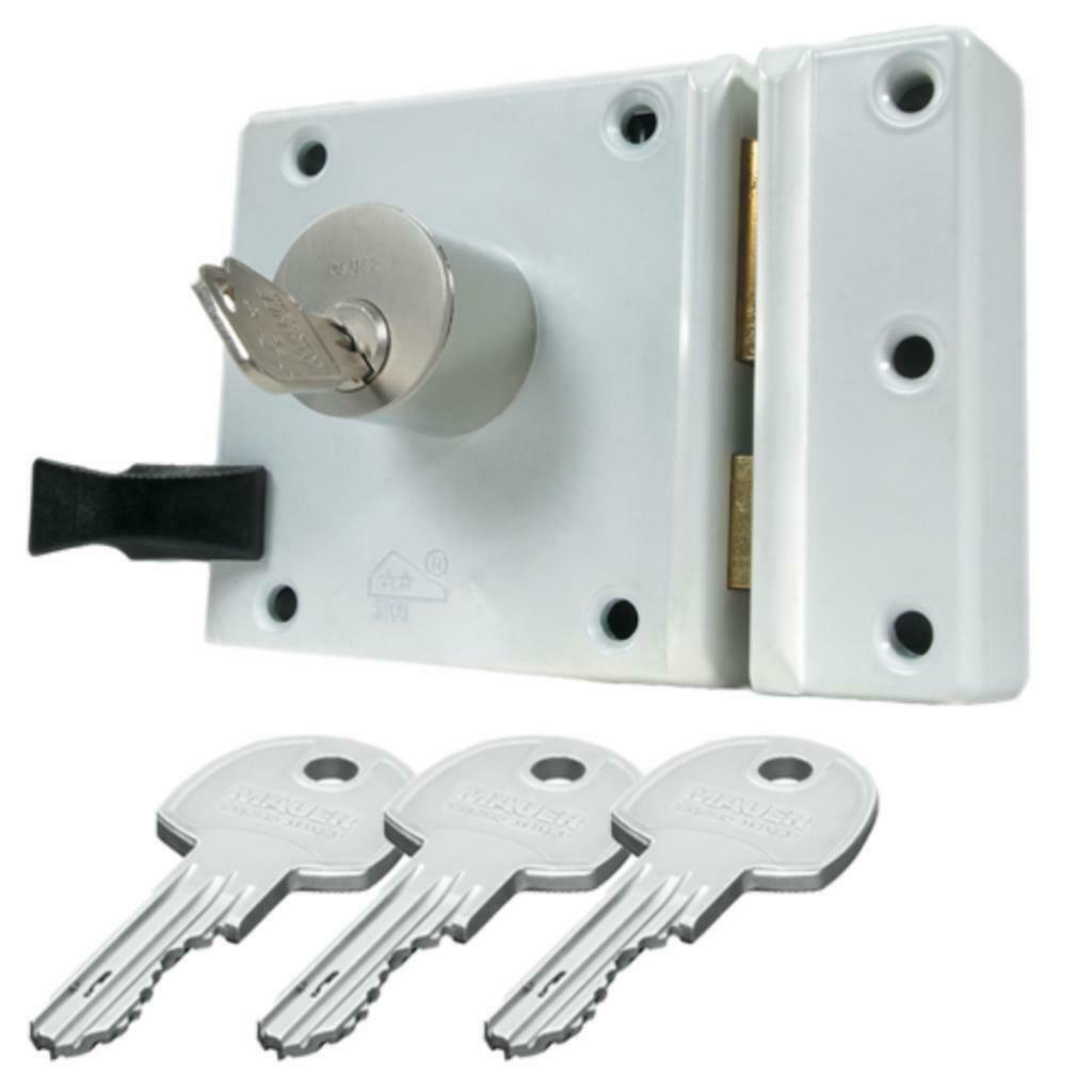 Slot/ oplegslot / cilinderoplegslot met Mauer F3 cilinder., Doe-het-zelf en Verbouw, Verzenden, Nieuw, Overige materialen, Slot