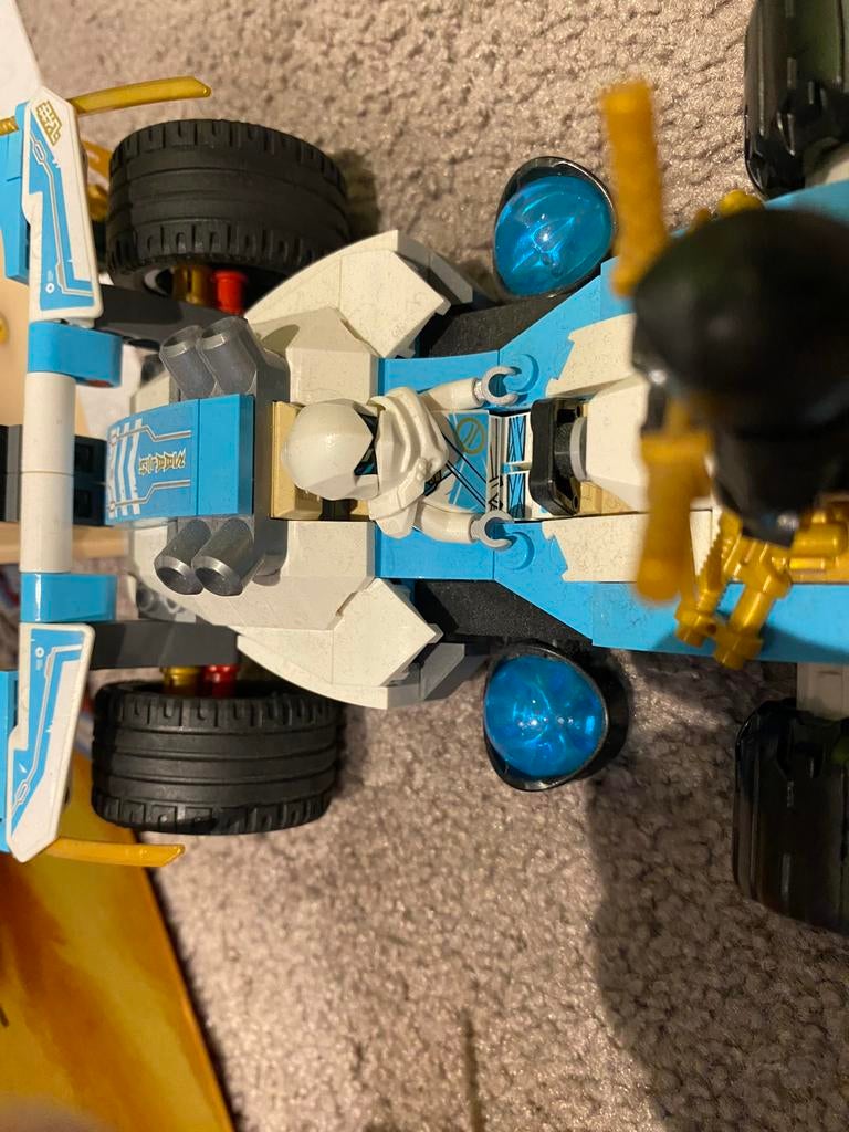 Lego Ninjago Zane's Dragon Power Spinjitzu Race Car 71791, Ophalen of Verzenden, Zo goed als nieuw, Complete set, Lego