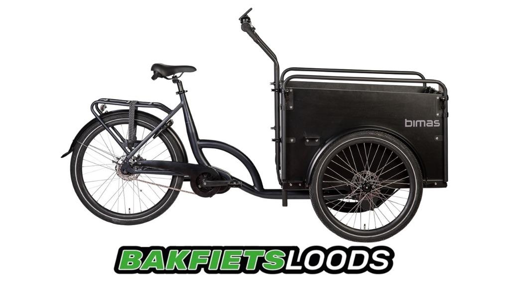 Bakfiets Bimas Ecargo 3.3 Premium upgrade accu 630 Wh, Overige merken, 4 kinderen of meer, Huif, Nieuw