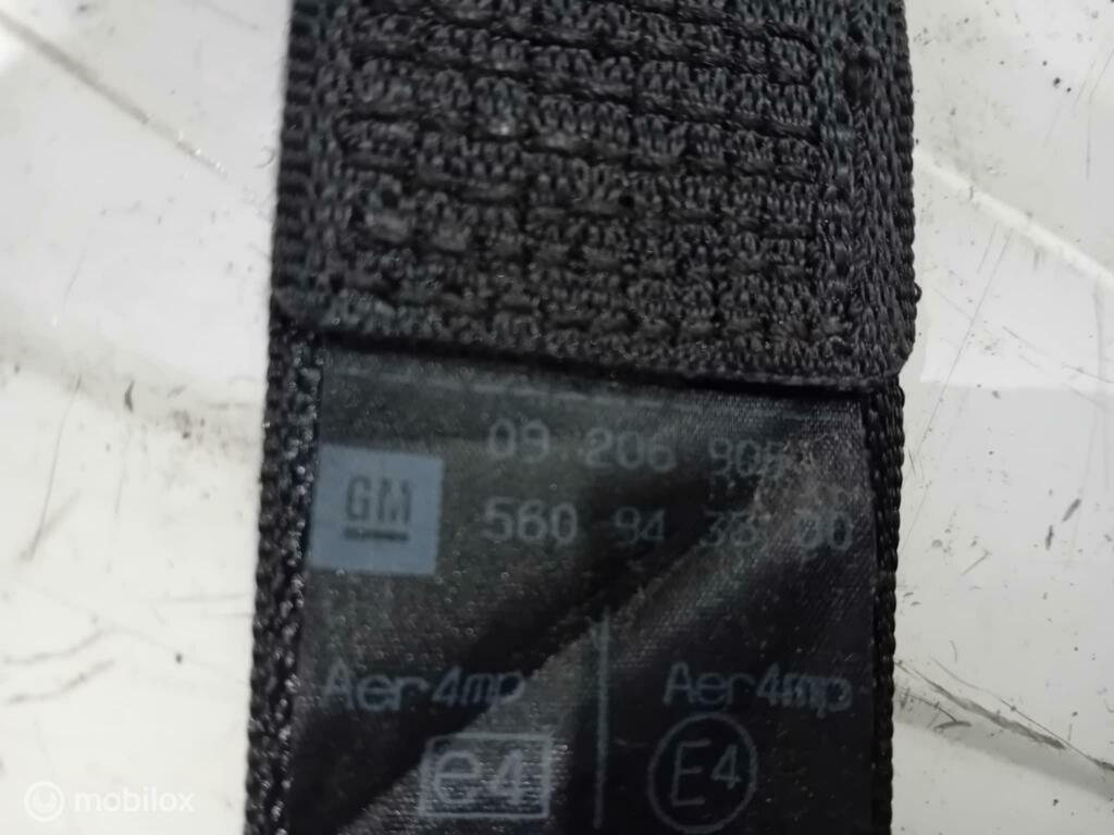 Gordel Opel Agila 09206905 09206904 560808801, Gebruikt, Ophalen of Verzenden