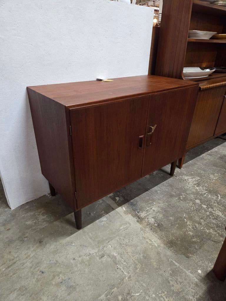 Vintage dressoir kastje Deens teak Borge Mogensen, Ophalen, Gebruikt, 50 tot 100 cm, X