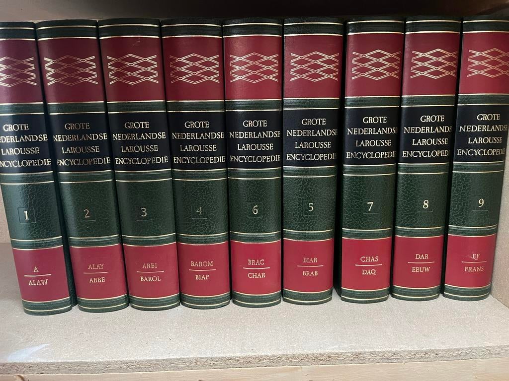 Grote Nederlandse Larousse Encyclopedie - Complete Serie, Boeken, Encyclopedieën, Ophalen, Gelezen, Algemeen, Complete serie