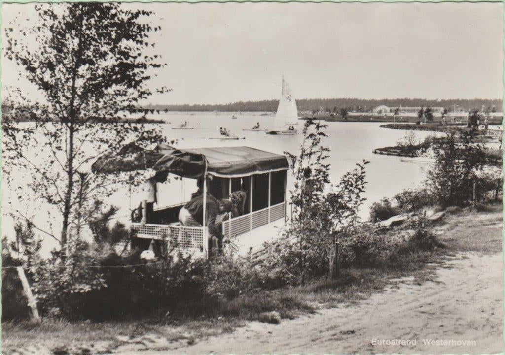 Westerhoven Eurostrand 1968, Verzamelen, Ansichtkaarten | Nederland, Verzenden, 1960 tot 1980, Ongelopen, Noord-Brabant