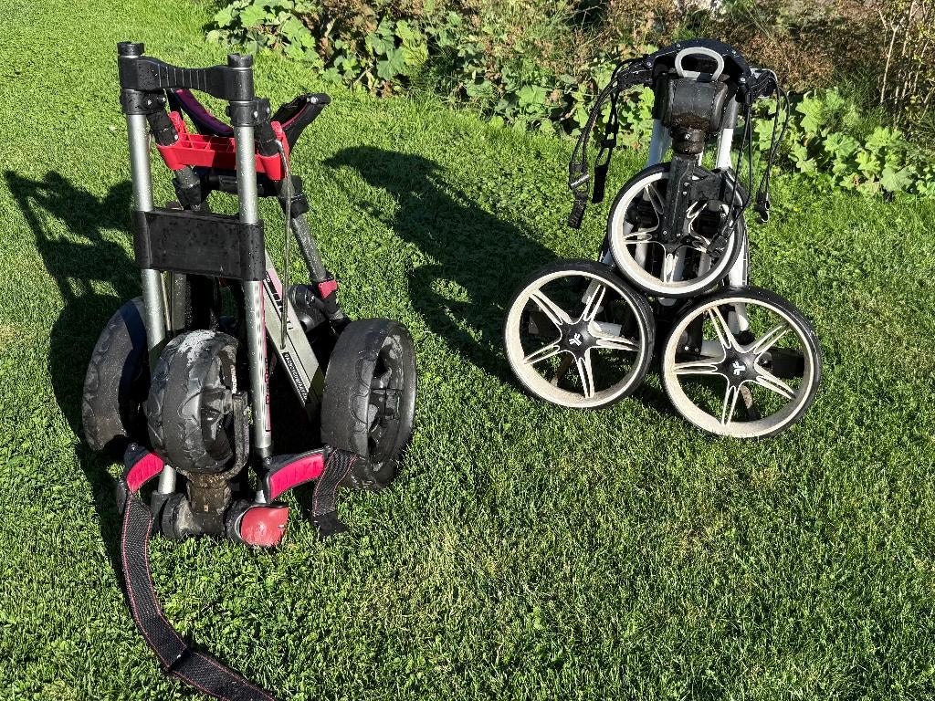 Fastfold + Bagboy golftrolley, Ophalen, Gebruikt, Golfkar, Overige merken
