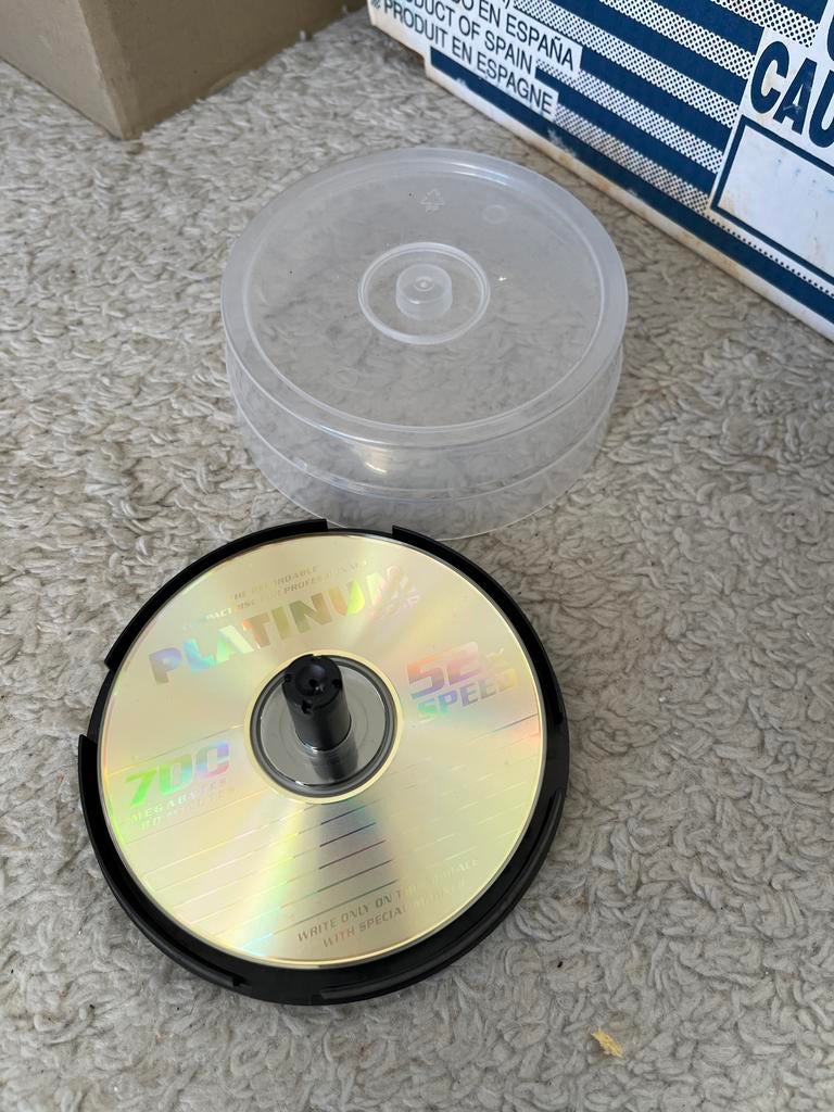 Platinum CD-R 700MB - 6 stuks op spindel, Ophalen of Verzenden, Nieuw, Cd, Op spindel