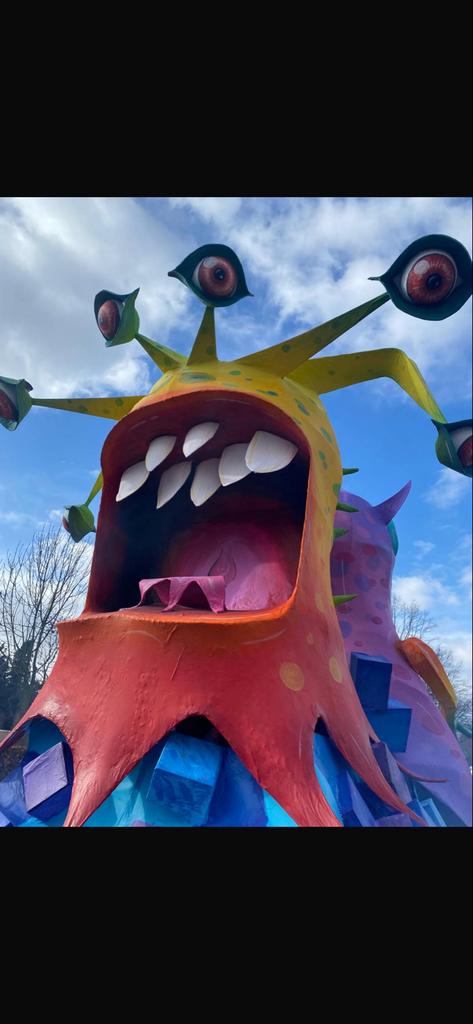 Carnavalskop - Unieke Decoratie!, Hobby en Vrije tijd, Ophalen, Gebruikt, Feestartikel, Carnaval