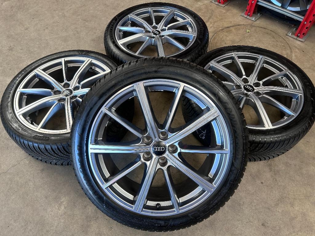 20 inch originele sport velgen + all season banden Audi Q3, Audi, Gebruikt, 255 mm, Banden en Velgen