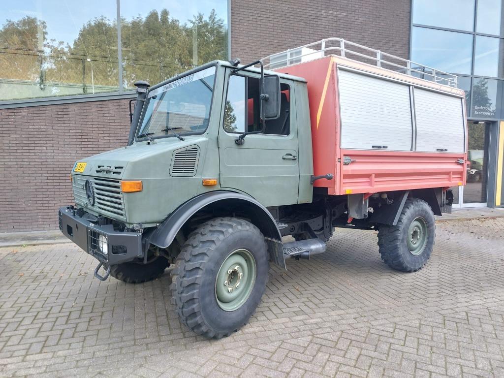 Unimog  U1300L leger brandw camper nl kenteken, Ophalen, Gebruikt, 80 tot 120 Pk