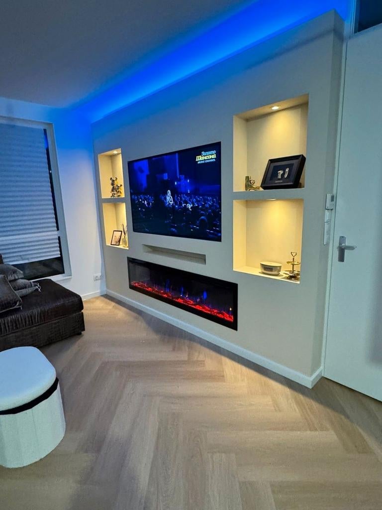 Moderne Inbouw Bio-ethanolhaard, Huis en Inrichting, Kachels, Overige brandstoffen, Ophalen of Verzenden, Zo goed als nieuw, Inbouw