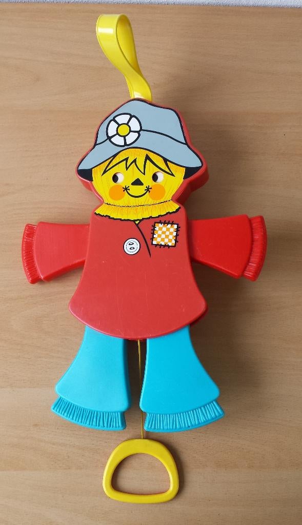 Fisher-Price - Vogelverschrikker Trekpop - 1978, Kinderen en Baby's, Speelgoed | Fisher-Price, Gebruikt, Ophalen of Verzenden