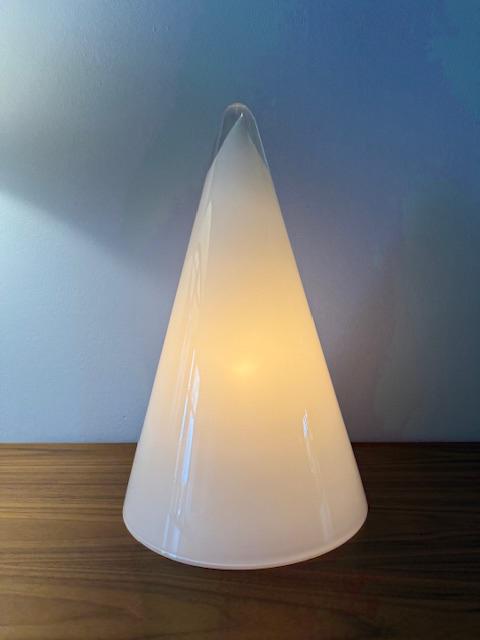 XL tafellamp, TeePee, SCE, France, pyramide, vintage, jr 70, Huis en Inrichting, Ophalen of Verzenden, Zo goed als nieuw, Minder dan 50 cm