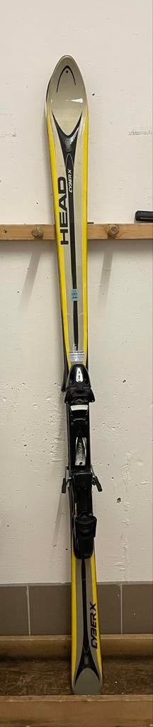 Old-school ski’s, skischoenen, skistokken en opbergtassen, Sport en Fitness, Skiën en Langlaufen, Ophalen, Skiën, Head, Ski's