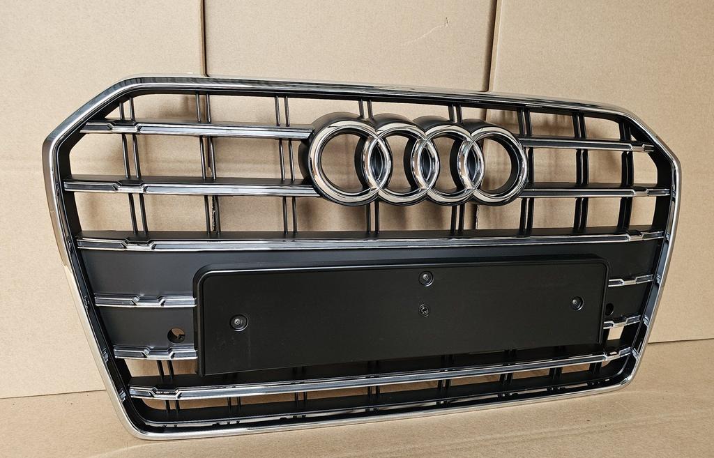 AUDI A6 C7 4G FACELIFT GRILL GRILLE FL S-LINE bj. 2014-2018, -, Nieuw, Ophalen of Verzenden, -